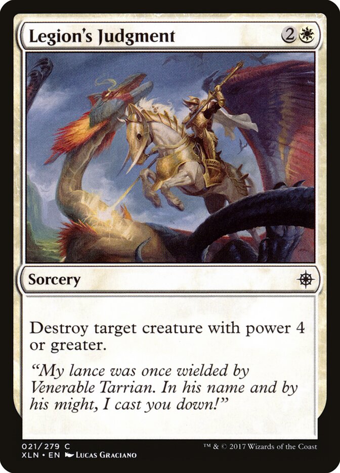 Legion's Judgment card front