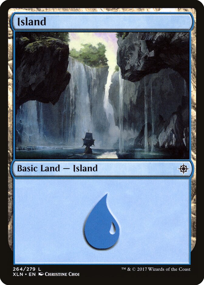 Island card front