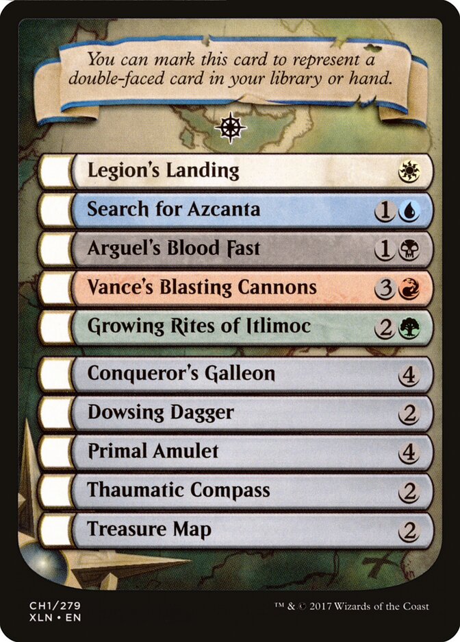 Ixalan Checklist card front