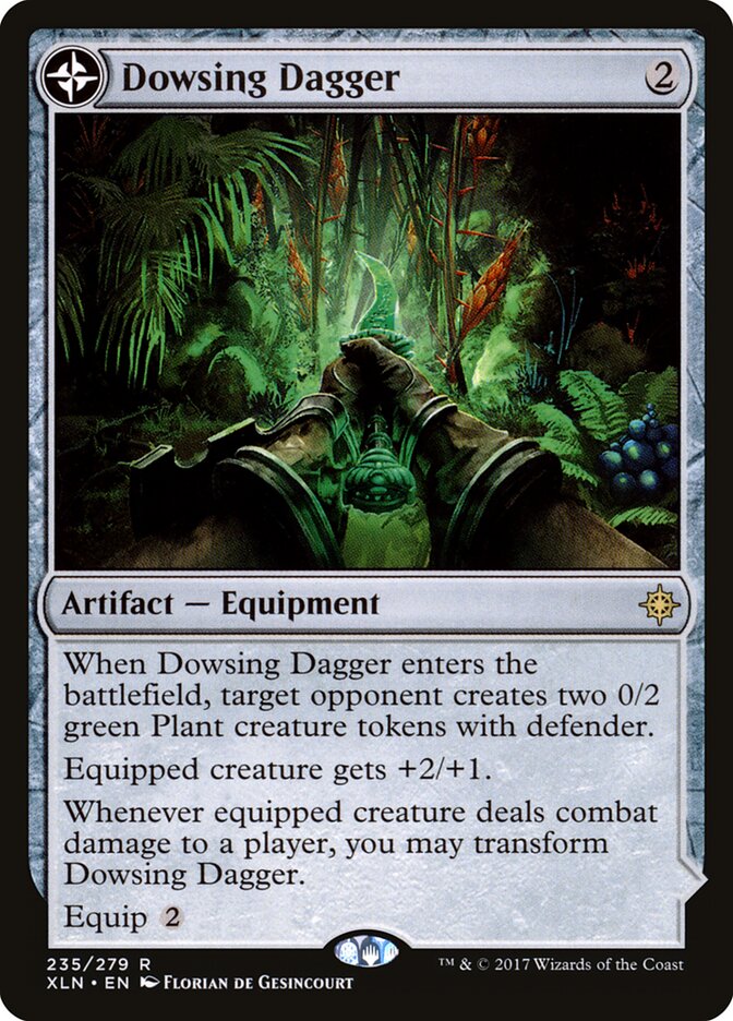 Dowsing Dagger card front