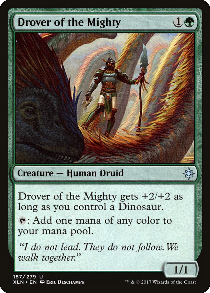 Drover of the Mighty card front