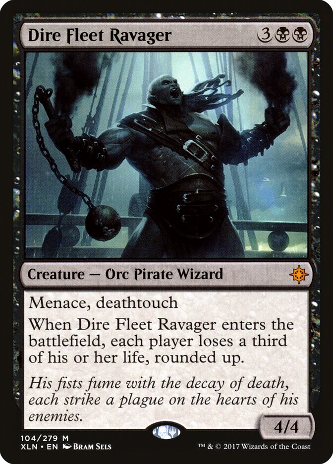 Dire Fleet Ravager card front