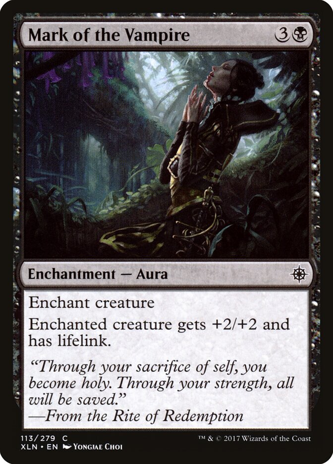 Mark of the Vampire card front