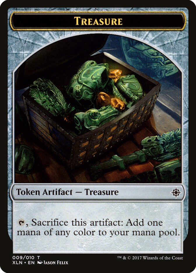 Treasure card front