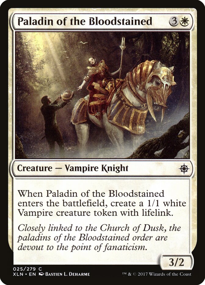 Paladin of the Bloodstained card front