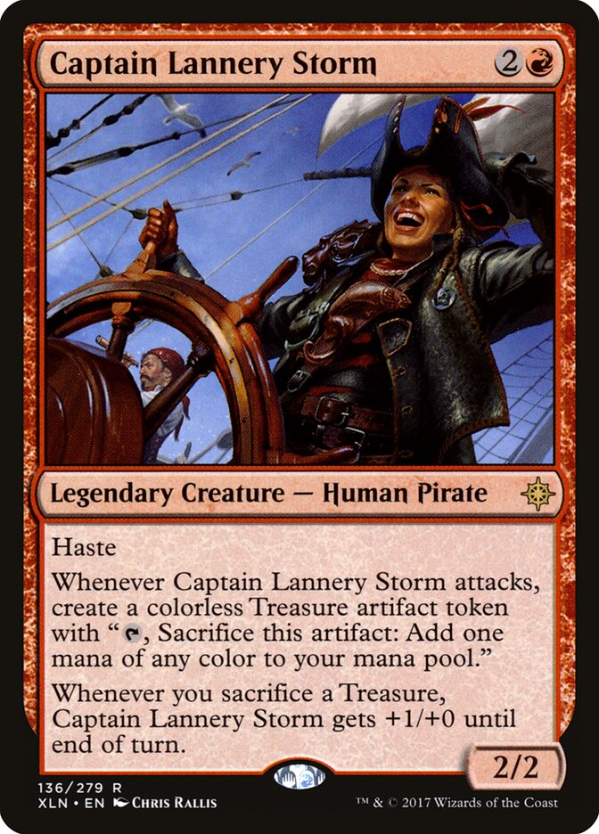 Captain Lannery Storm card front