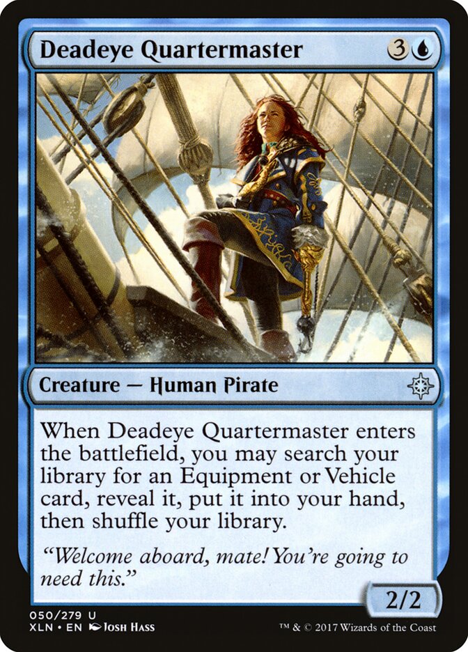 Deadeye Quartermaster card front