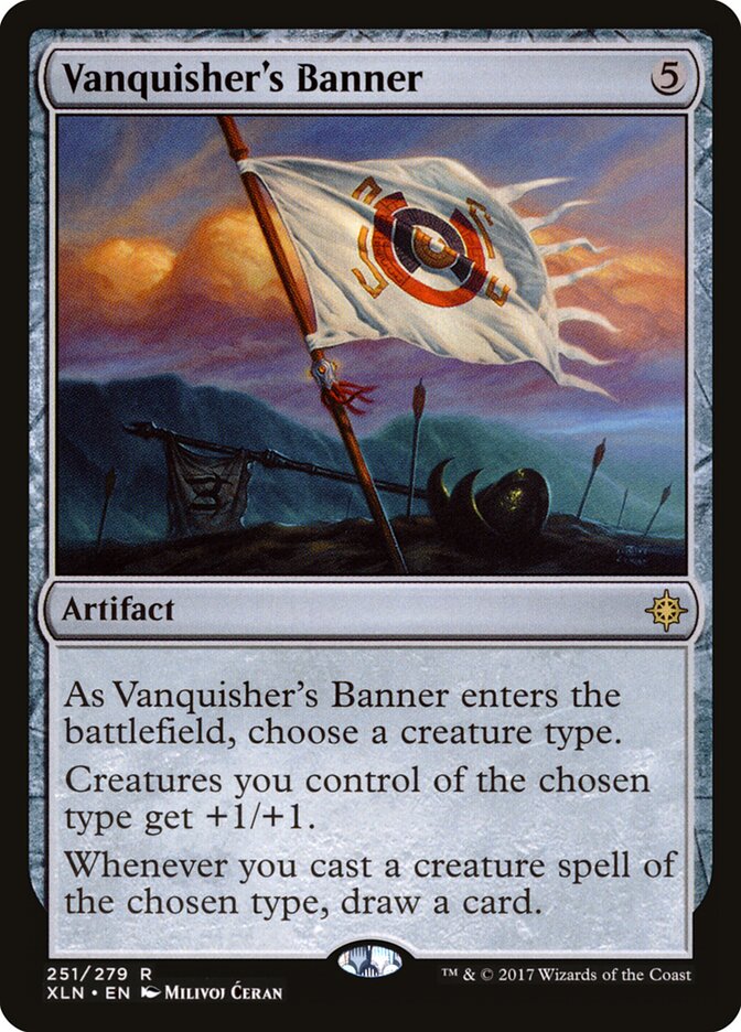 Vanquisher's Banner card front
