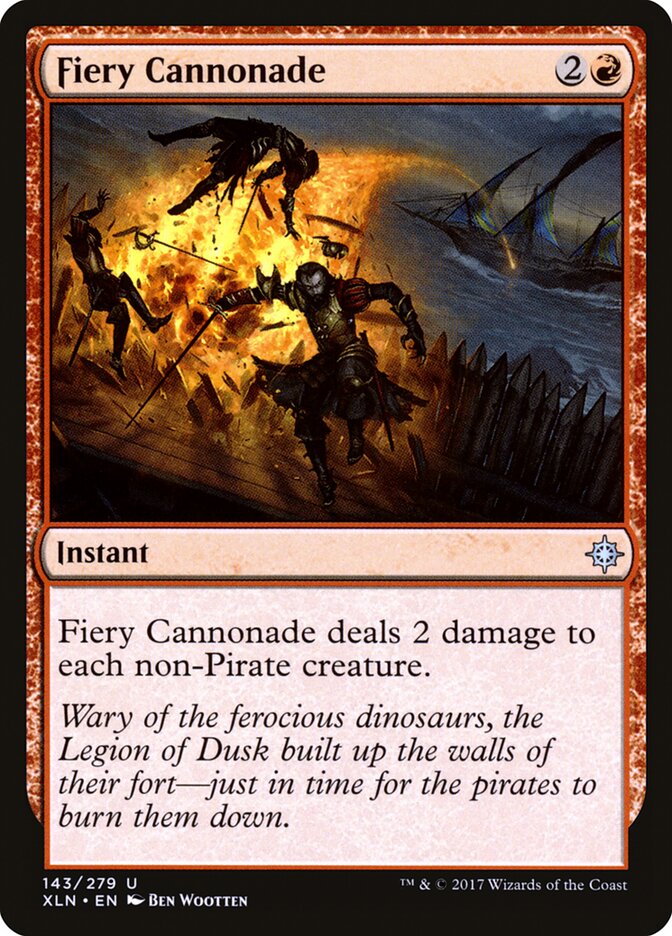 Fiery Cannonade card front