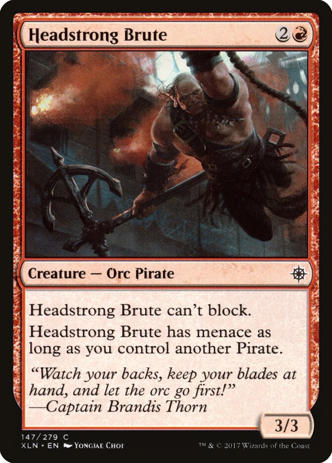 Headstrong Brute card front