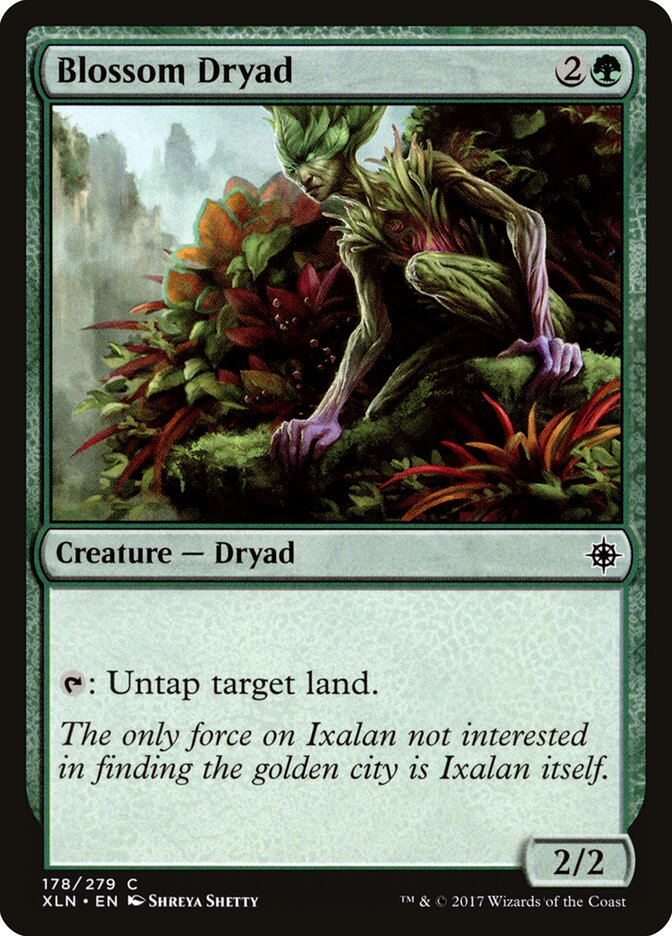 Blossom Dryad card front