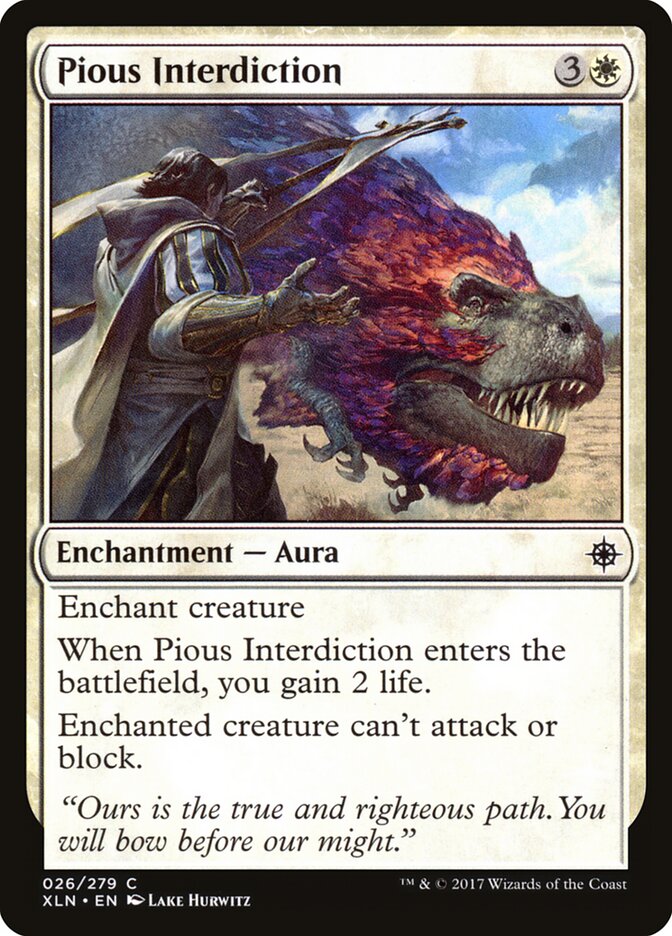 Pious Interdiction card front