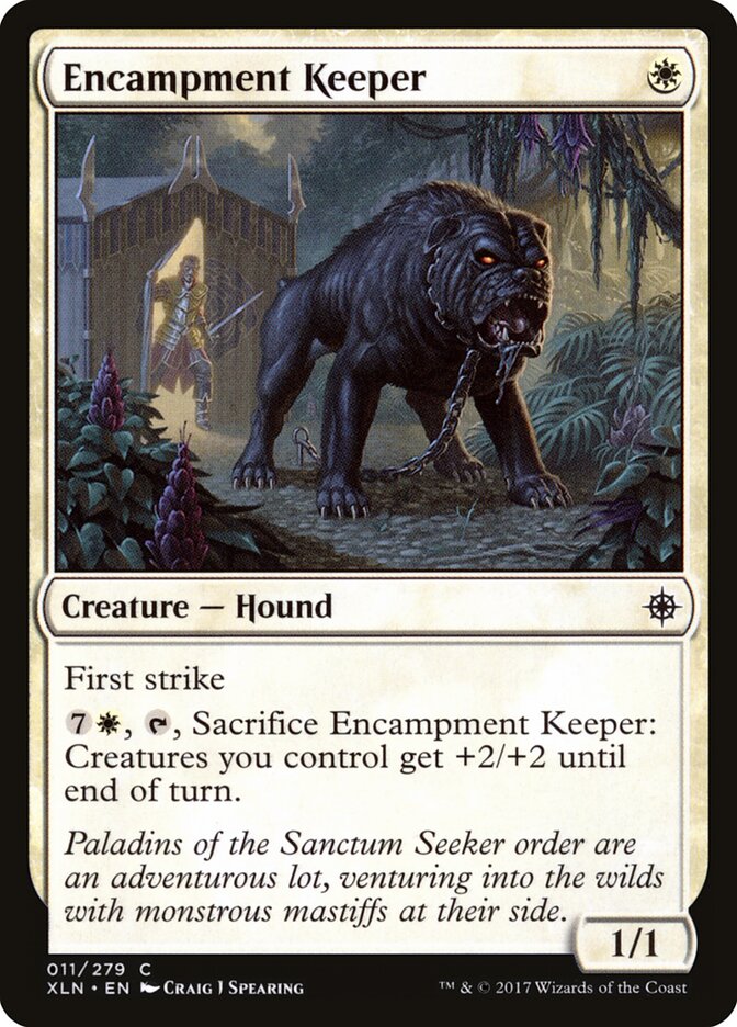 Encampment Keeper card front