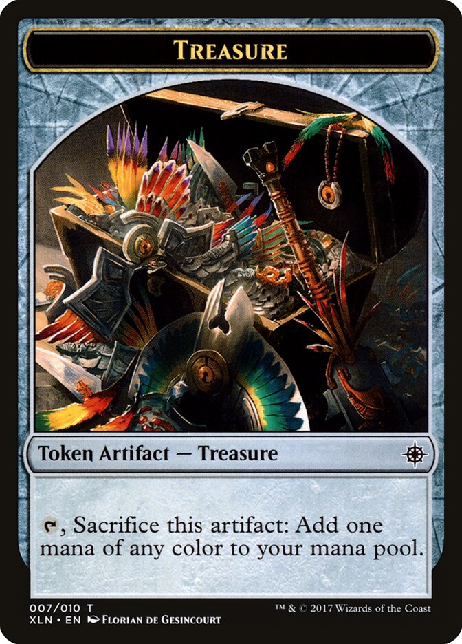 Treasure card front