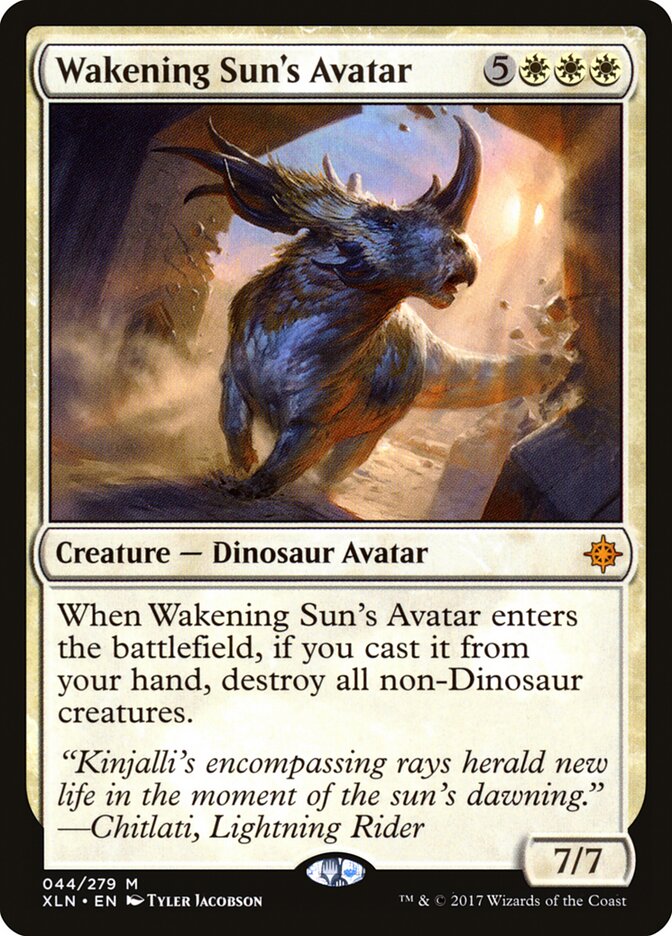 Wakening Sun's Avatar card front