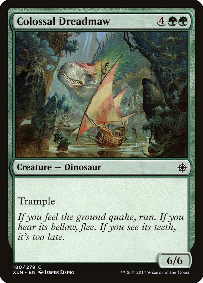 Colossal Dreadmaw card front