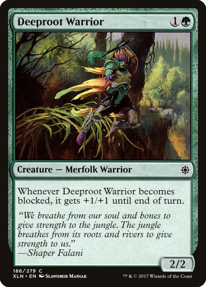 Deeproot Warrior card front