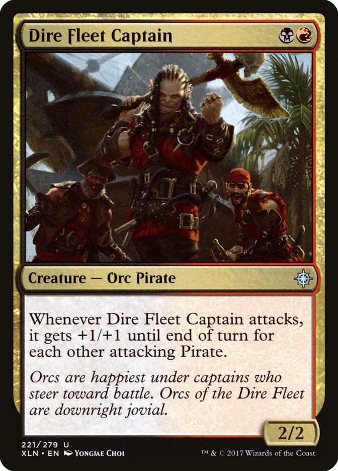 Dire Fleet Captain card front