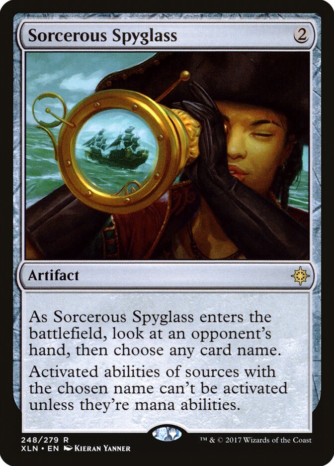 Sorcerous Spyglass card front