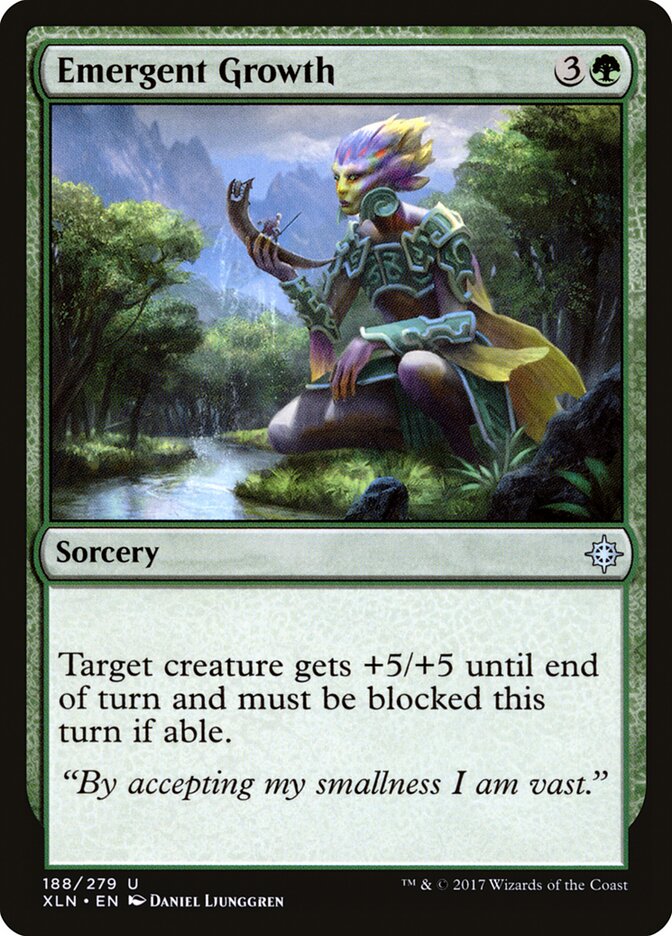 Emergent Growth card front
