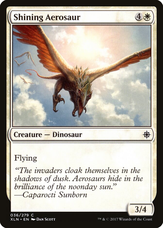 Shining Aerosaur card front