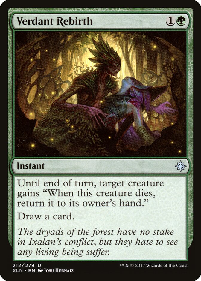 Verdant Rebirth card front