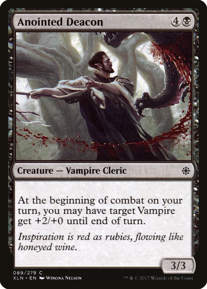 Anointed Deacon card front
