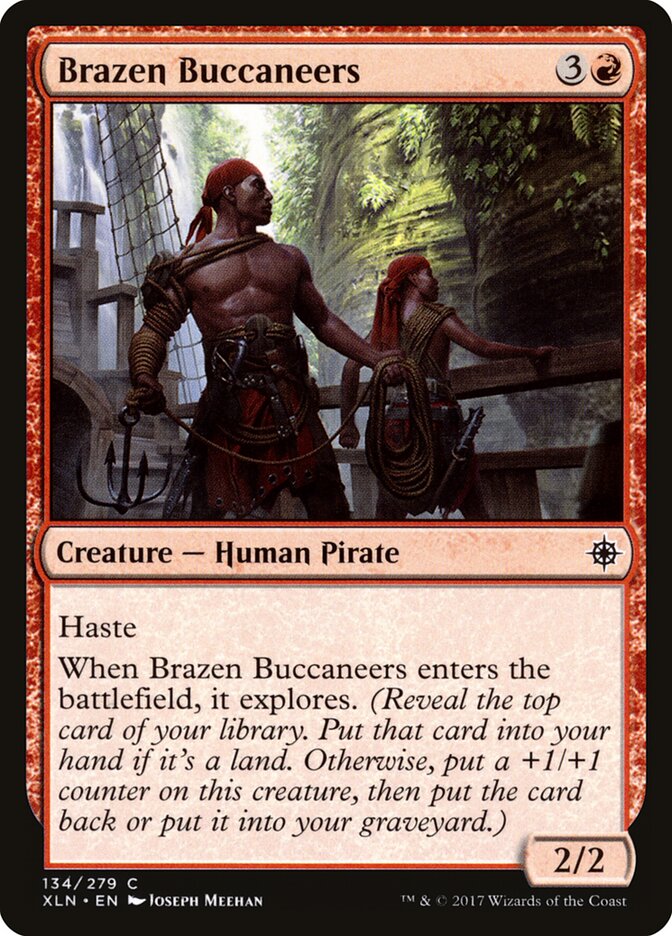 Brazen Buccaneers card front