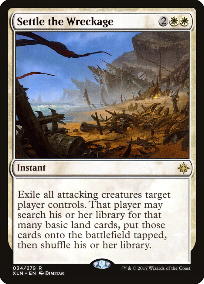 Settle the Wreckage card front