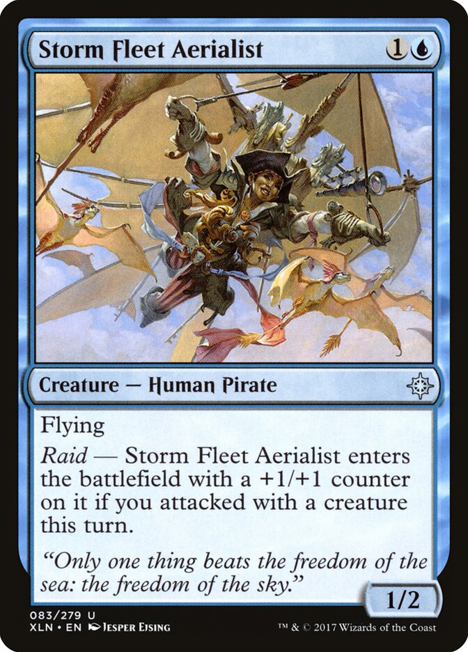 Storm Fleet Aerialist card front