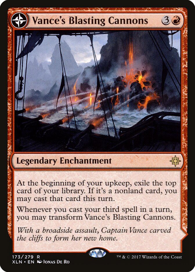 Vance's Blasting Cannons card front