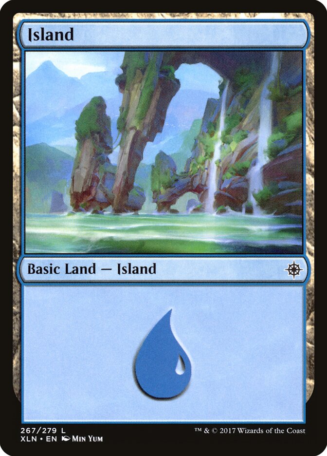 Island card front