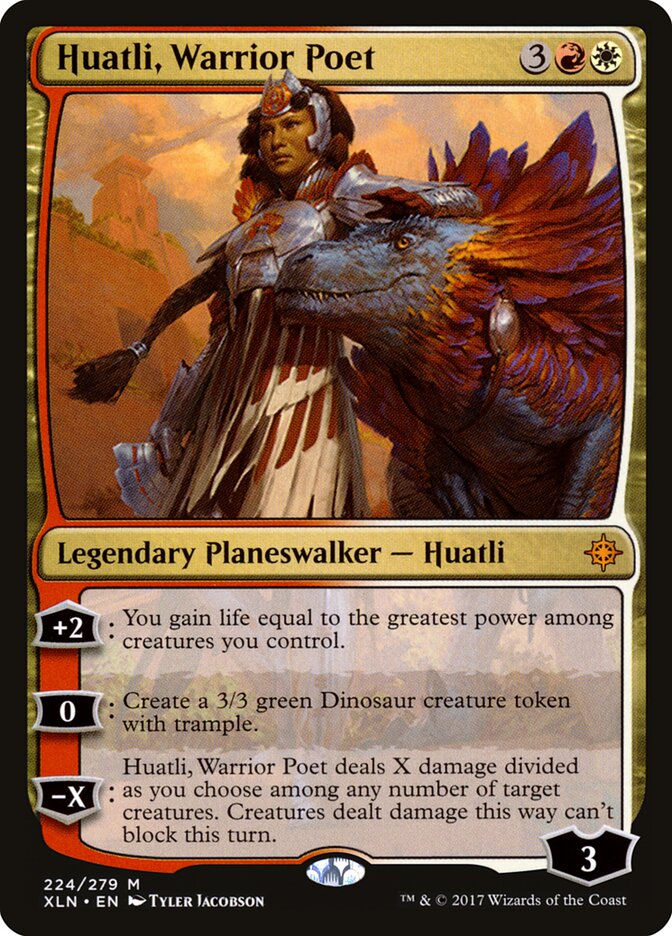 Huatli, Warrior Poet card front