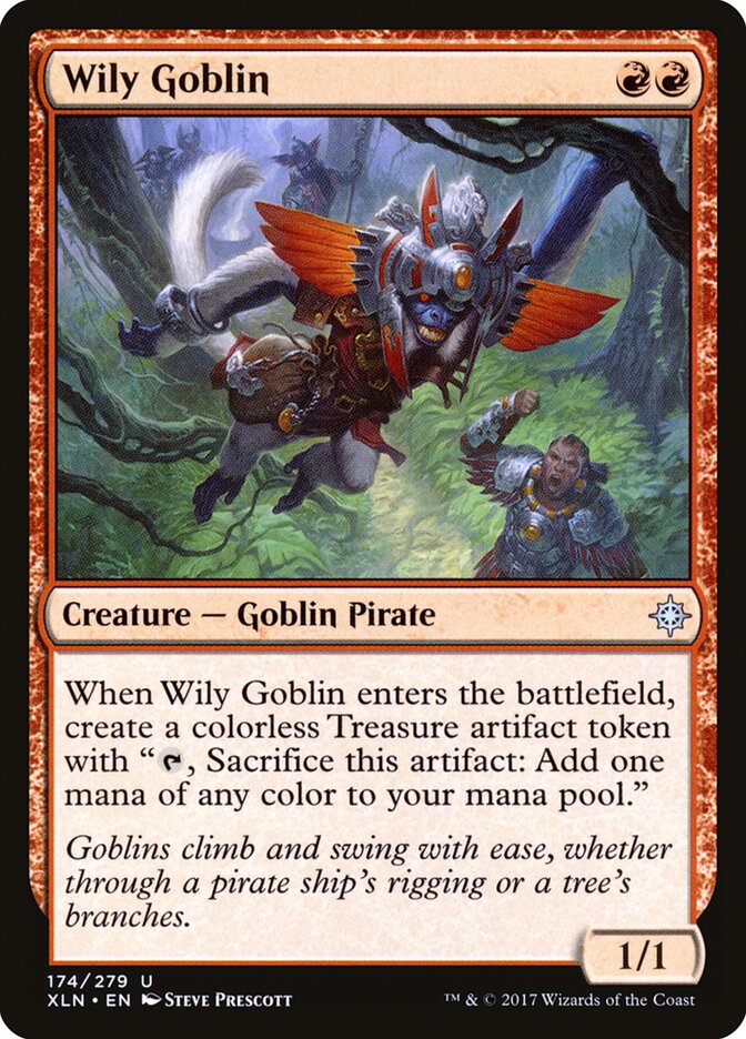 Wily Goblin card front