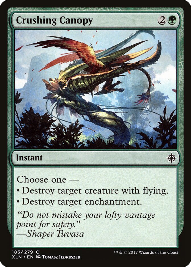 Crushing Canopy card front