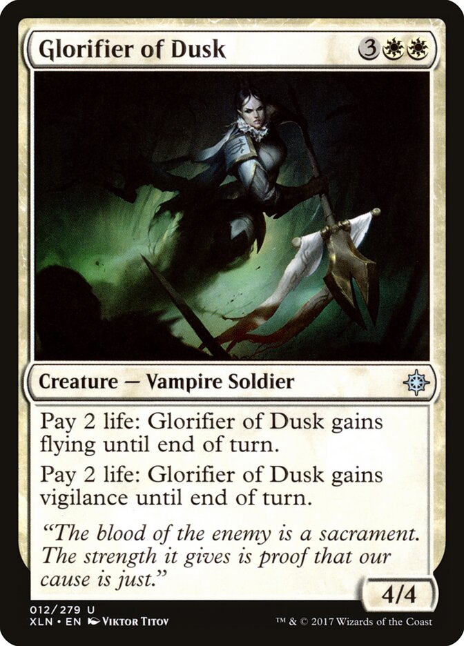 Glorifier of Dusk card front