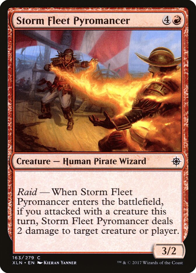 Storm Fleet Pyromancer card front