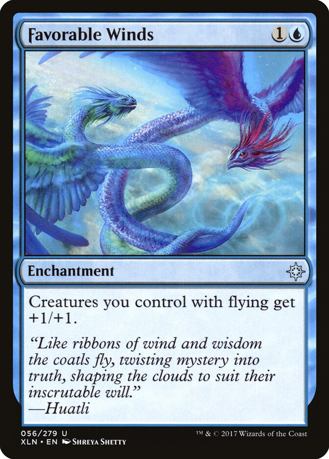 Favorable Winds card front