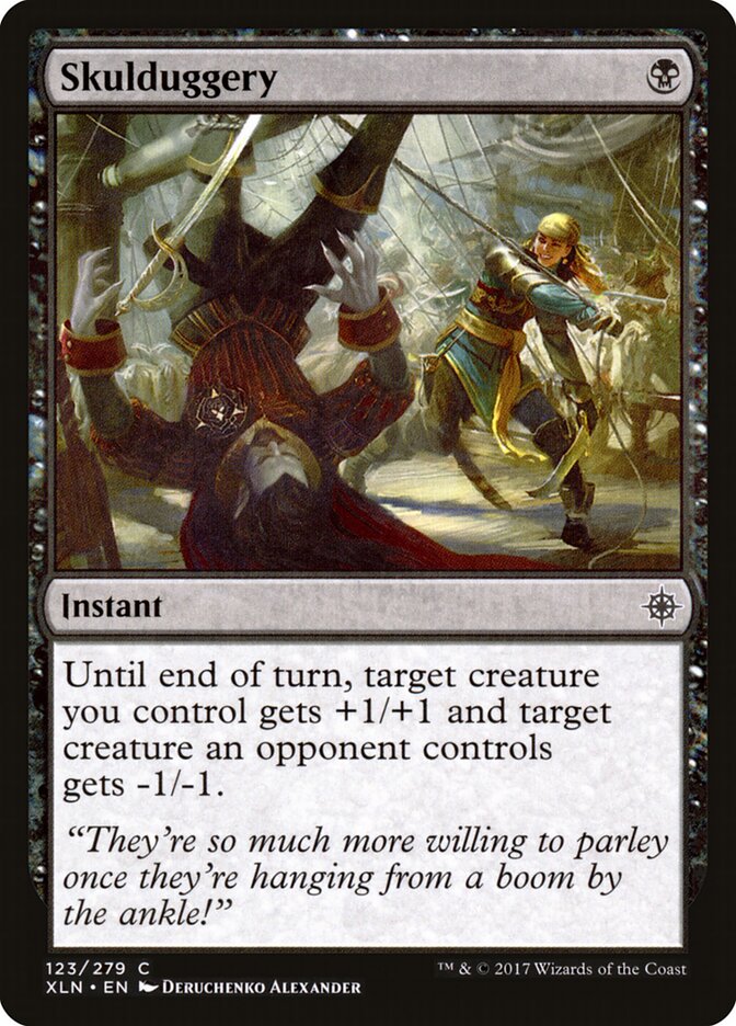 Skulduggery card front