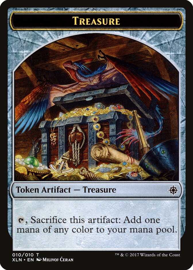 Treasure card front
