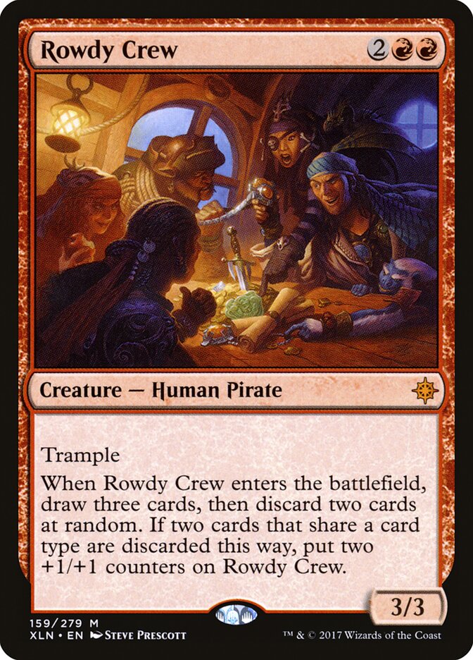 Rowdy Crew card front