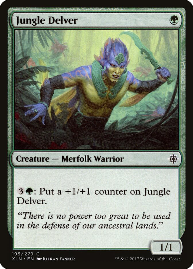 Jungle Delver card front