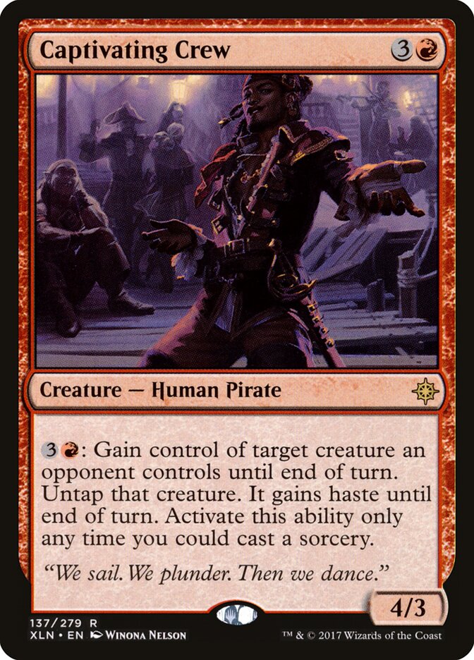Captivating Crew card front