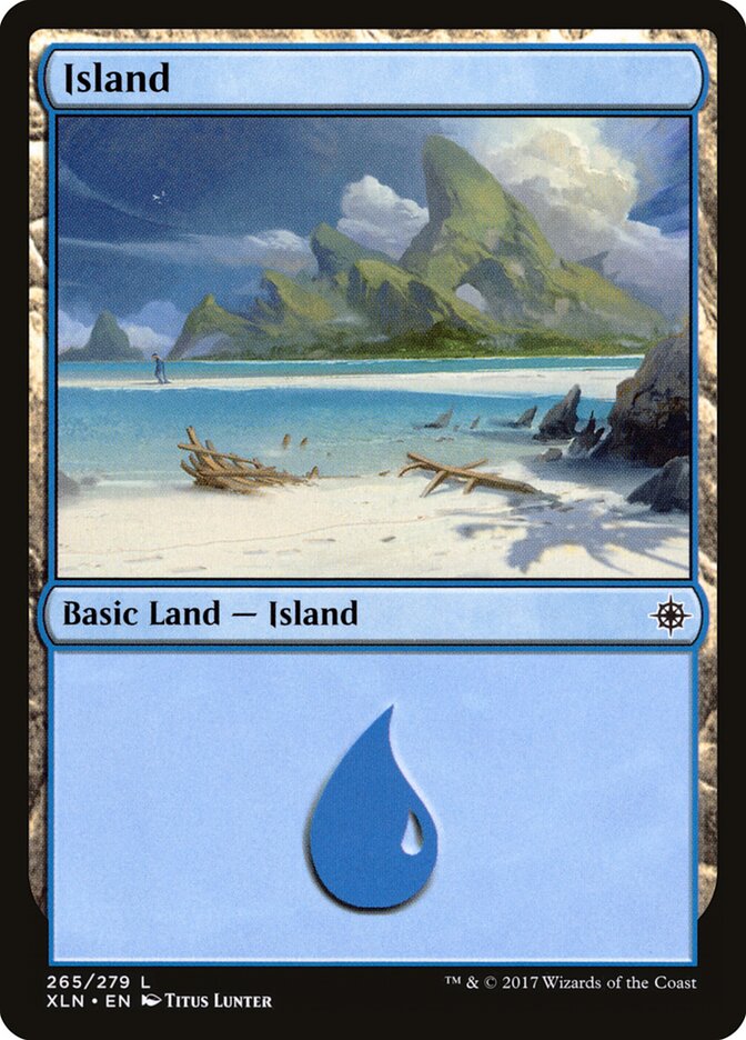 Island card front