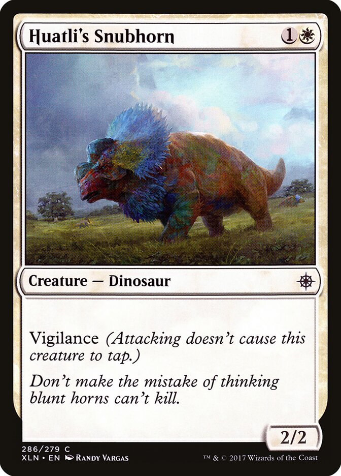 Huatli's Snubhorn card front