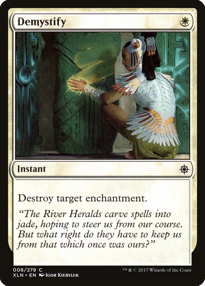 Demystify card front