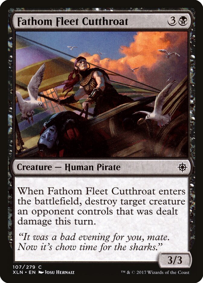 Fathom Fleet Cutthroat card front