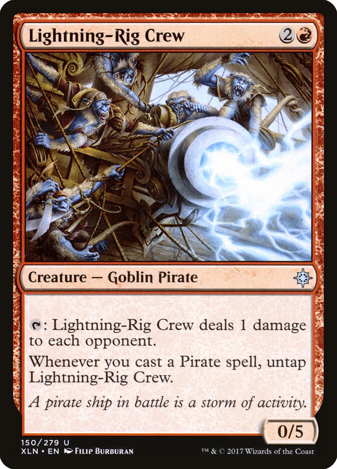 Lightning-Rig Crew card front