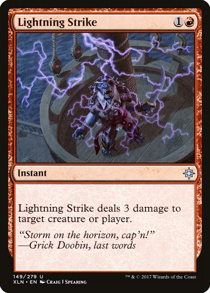 Lightning Strike card front