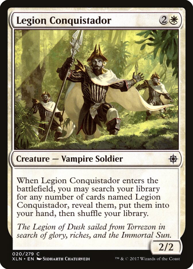 Legion Conquistador card front